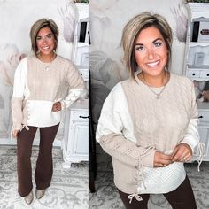 <p>A cozy top for those days you just need all the comfort. This soft, wide knit top features a round hem and side seam buttons for just the right vintage vibe. Throw it on with your favorite leggings for an effortlessly relaxed look that says you're ready for whatever good vibes come your way.</p> <div><em>Self: 94.7% Polyester, 5.3% Spandex</em></div> <div><em> </em></div> <div><em></em></div> <div><em><meta charset="utf-8"> <strong>Want to view this on the *Live* Sizing & Styling Guide... Rachel Clark, Favorite Leggings, Styling Guide, Cozy Tops, New Inventory, Those Days, Vintage Vibe, Vintage Vibes, Good Vibes