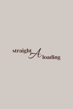 the words straight ahead are in brown on a gray background