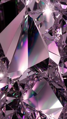 an array of shiny diamonds are shown in this image