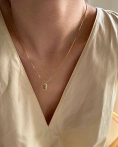 Makes a perfect gift for best friend, sister, mom, grandmother & wife CZ mini tag necklace Tag measures 10.5x6.5mm 18" Chain Material:• Gold Vermeil, Sterling silver, CZ If selected Gold color the chain will be 14k Gold filled and the charm Gold vermeil Personalization:• If requested we can engrave one initial on the charm Dainty Everyday Necklace With Rectangular Pendant, Dainty Yellow Gold Rectangular Pendant Jewelry, 14k Gold Paperclip Chain Charm Necklace Gift, Dainty Yellow Gold Square Pendant Charm Necklace, Everyday Necklace With Delicate Chain And Rectangular Pendant, 14k Gold Rectangular Pendant For Everyday Wear, 14k Gold Rectangular Pendant Jewelry For Everyday, Everyday 14k Gold Rectangular Pendant Jewelry, Everyday Rectangular Pendant Necklace With Delicate Chain