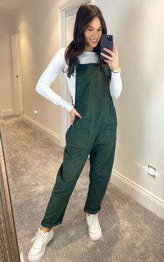 Full length, straight leg dungarees with two pockets on the front and two on the reverse. Finished with a tie shoulder strap that can be tied as tight as needed. These are a relaxed fit with room for layering. They also have a small amount of elastic in the sides which gives some shape at the waist for more flattering fit than most standard dungarees. Made from a medium weight cotton cord with small percentage of elastane. Cotton Cord, Dungarees, The Search, Playsuit Jumpsuit, Medium Weight, Unique Fashion, Outfit Of The Day, Full Length, Layering