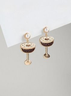 FIT One size fits all. MATERIALS + CARE Man-made materials. Imported. DETAILS High shine finish. Espresso martini charm. . The best plus size women's espresso martini statement earring earrings in gold. Torrid is your destination for cozy fall and winter clothes to keep you warm and comfortable. Espresso Martini Party Favors, Wine Earrings, Martini Party, 31st Birthday, Body Chains, Espresso Martini, Statement Earring, Winter Clothes, Cozy Fall