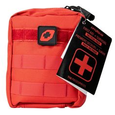 This 116-piece First Aid + Survival Tactical Pack is perfect for the everyday outdoorsman and has what you need to stay safe on your next outdoor excursion. Built-in straps make this the perfect addition to any MOLLE kit. Packed full of FDA certified medical supplies and survival tools for emergency situations. Content Listing SURVIVAL 1 - Poncho 1 - Survival thermal blanket 1 - Razor blade 4 - Safety pins 1 - Scissors 1 - Sewing kit 1 - Paracord, 4m 10 - Water purification tablets LIGHTING 1 - Survival Pack, Water Purification Tablets, Primitive Survival, Survival Quotes, Survival Shelter, Razor Blade, Wilderness Survival, Safety Pins, Water Purification