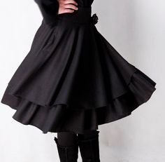 Black woole skirt / circle skirt E49563167 by xiaolizi on Etsy, $39.99 Long Black Pleated Winter Skirt, Black Voluminous Skirt For Fall, Black Gathered Maxi Skirt For Fall, Elegant Winter Ruffled Skirt, Black Tiered Winter Skirt, Black Tiered Skirt For Winter, Winter Pleated Tiered Maxi Skirt, Winter Tiered Pleated Maxi Skirt, Winter Tiered Maxi Skirt With Lining