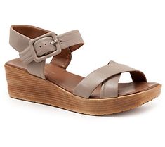 You can't go wrong with a classic, and this timeless ankle strap sandal with two top band straps and an adjustable buckle is a great choice. From Bueno. Top Band, Ankle Strap Sandals, Strap Sandals, Ankle Strap, Fashion Shoes, Buckle, Sandals, Band