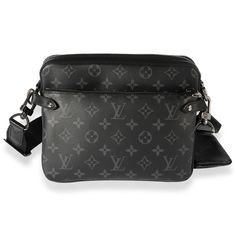 Louis Vuitton Monogram Eclipse Reverse Trio Messenger 0.5lb0.5 Louis Vuitton Black Monogram Print Bag For Evening, Black Monogram Print Evening Bag, Black Rectangular Shoulder Bag With Monogram Print, Black Monogram Print Rectangular Shoulder Bag, Black Rectangular Monogram Shoulder Bag, Black Monogram Canvas Bag With Monogram Print, Black Monogram Canvas Bags With Monogram Print, Black Monogram Print Bags In Coated Canvas, Black Monogram Coated Canvas Bag