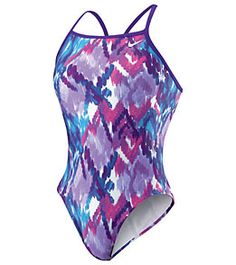 Previous pinner wrote: "NIKE SWIM Aztec Animal Classic Lingerie Tank" Training Swimsuits, Swimming Gear, Swimming Equipment, Swim Season