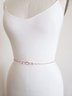 Wedding Belt, Rhinestone Belt, Wedding Belts, Swarovski Crystal Beads, Bridal Belt, Gold Rhinestone