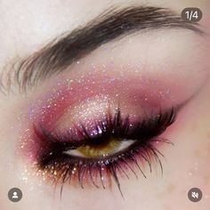 Credit: neocbb Graphic Liners, Brown Contacts, Funky Makeup, Sparkly Makeup