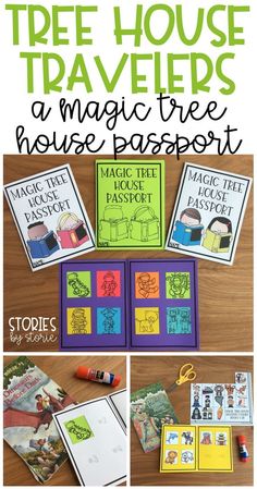 the magic tree house travel kit with instructions for making it and other activities to use