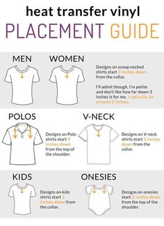 the different types of t - shirts for men and women to wear on their body