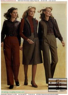 1980 Sears Fall Winter Catalog, Page 253 - Catalogs & Wishbooks 1980s Fall Fashion, 1980s Winter Fashion, 80s Fall Outfits, 80s Fall Fashion, 80s Catalog, Turtle Neck Outfit Women, Fall Outfits Retro, 1980 Clothes