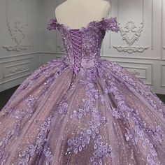 Quinceanera Purple Ball Gown Flower Dress – TulleLux Bridal Crowns & Accessories Midnight Purple Quince Dress, Purple Quinceanera Dresses Rapunzel, Sweet 16 Dresses Purple, Purple And Gold Quinceanera Dresses, Dark Purple Quinceanera Theme, Dark Purple Quinceanera Dresses, Quinceanera Purple, Purple Quinceanera Theme, Quinceanera Stuff