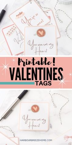 valentine's day printable tags with the words, you want to be my valentine