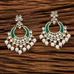 Indo Western Chand Earring with gold plating Height = 82 mm || Width = 65 mm Weight= 9 gms Classic Earring Indo Western Earring Gorgeous kundan, pearls, meenakari contemprory earrings, light weight Highest quality and craftsmanship, Ready to ship from Edison NJ USA Please contact us any questions Green Meenakari Dangle Danglers, Green Earrings For Diwali Celebration, Green Chandelier Earrings For Diwali Gift, Green Bollywood Style Chandelier Earrings As Gift, Green Earrings For Diwali, Green Temple Jewelry Style Chandelier Earrings As Gift, Green Temple Jewelry Chandelier Earrings As Gift, Diwali Gift Meenakari Hoop Earrings, Green Dangle Hoop Earrings For Celebration