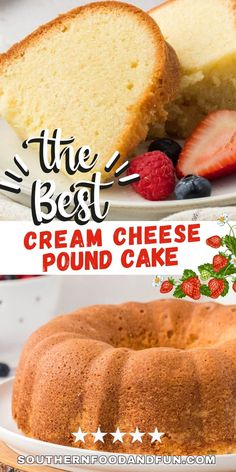 this is the best cream cheese pound cake