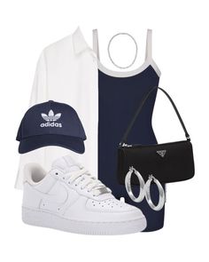 Sport Event Outfit, Polyvore Outfits Casual, Prada Bag Outfit, Air Force Outfit, Prada Outfits, Dior Outfit, Nike Outfit, Prada Fashion