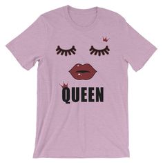 Queen Shirt Lip Shirt women Queen T-shirt Red Lips Shirt | Etsy