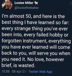 the twitter message from louis miller, who wrote about his life and work on twitter