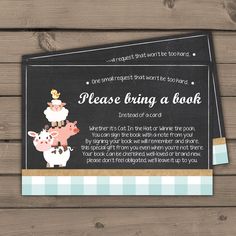 Baby shower Bring a book card Farm animals Farm theme Barnyard Blue Boy Baby shower Book insert Book card Chalkboard Digital PRINTABLE 0064 Baby Shower Bring A Book, Baby Farm Animals, Animals Farm, Blue Boy, Animal Baby, Farm Theme, Animal Baby Shower, Boy Baby Shower, Printable Diy