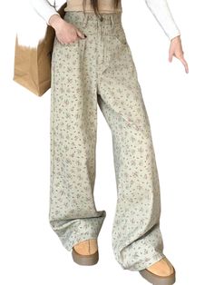 Casual style. European design. Loose fit. Wide leg pants. Buttons details side closure, and back. Zipper closure. Pockets on front and back. Wide fit. 100% cotton. Color may be lighter or darker depending of the device it is displayed. High Heel Wedges Platform, Romper And Jacket, European Design, European Designs, Wide Pants, Straight Pants, Floral Printed, Dress With Boots, Flare Pants