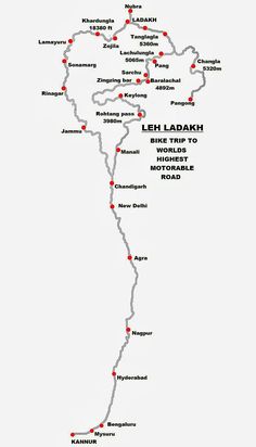 Ladhak Road Trips, Bike Road Trip, Ladakh Bike Trip, Travel India Beautiful Places, Travel Destinations In India, India Travel Places, Road Trip Map, Bike Trip, India Travel Guide