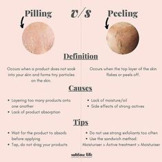 Questions like why is my skin pilling & what does skin peeling lead to are common. Read tips & tricks to avoid these skin concerns at Sublime Life. Skin Facts, Skin Care Business, Skin Advice, Skin Aesthetics, Beauty Therapist, Winter Skin Care, Peeling Skin, Skin Pores, Diy Skin Care