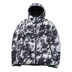 Men's Nike Down-fill Windrunner Shield Sports Stay Warm Hooded Jacket Down Jacket White CU4407-133 Sporty Hooded Puffer Jacket With Pockets, Hooded Athleisure Puffer Jacket For Outdoor, Urban Puffer Jacket For Winter Sports, Sporty Puffer Jacket With Drawstring Hood For Outdoor, Sporty Hooded Puffer Jacket With Adjustable Hood, Sporty Hooded Puffer Jacket With Drawstring, Winter Sportswear Nylon Hoodie, Windproof Hooded Track Jacket For Winter, Windproof Hooded Winter Track Jacket