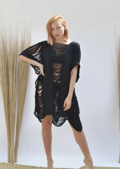 ALLE BOHO "LILY" Summer Beachwear Tunic For Beach Cover-up, Summer Beach Tunic, Black Flowy Boho Dress For Beach, Flowy Black Boho Dress For Beach, Coachella Beachwear Dress, Beach Tunic Cover-up, Beachwear Tunic Cover-up For Beach, Beachy Tunic Cover-up For Beach Season, Beachwear Tunic For Spring Beach Outing