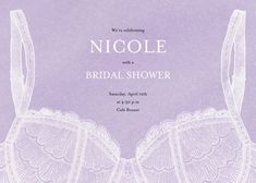 Customize 'Intimate Situation' Bridal Shower Invitation online and send via email, text message, or a shareable link. Instantly track deliveries and opens, and message recipients. Bridal Lingerie Party, Modern Classic Wedding Invitations, Easy Wedding Planning, Belated Birthday Card, Paperless Post, Wedding Shower Invitations, Save The Date Photos, Brunch Wedding, Wedding Rehearsal Dinner