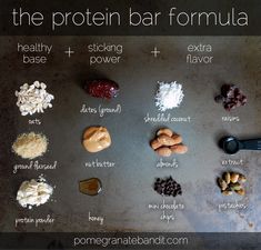 the protein bar formula is displayed on an iphone screen, and it's full of ingredients