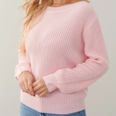 Introducing our High-Quality Pink O-Neck Knitted Sweater - a must-have for your wardrobe! Made with premium materials, this sweater offers superior comfort and durability. The classic O-neck design adds a touch of elegance, perfect for any occasion. Upgrade your style with this timeless piece. DETAILS Autumn/Winter Season Regular yarn Thickness O-Neck Collar Made of Acrylic Slight Strech Elasticity Crochet Decoration Regular Clothing Length Designed by 4COLORDRESS Light Pink Knit Sweater, One Size Pink Knit Sweater, Cozy Pink Sweater, Light Pink Knitted Sweater, Casual Pink One-size Sweater, Pink Sweater Outfit, Crochet Decoration, Pink Sweater, Knitted Sweater