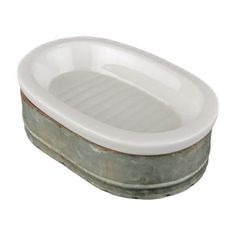 Add a touch of country flair to your home or cabin decor with this Rustic Bath Tub or Trough Soap Dish. This Antique Style Soap Tray Holder is perfect for a farmhouse kitchen or bathroom, or makes a great primitive style gift for a friend or family member. The Cast Iron Soap Dish is handsomely crafted to look like a bath tub or trough that adds to a farm-like atmosphere in any space. The Tin tub with Ceramic insert ensures a lot of durable use for years to come, and easy cleaning of the soap tra Rustic Bath Tub, Kitchen Soap Tray, Tin Tub, Rustic Primitive Decor, Tub Tray, Primitive Bathrooms, Rustic Bath, Tub Bathroom, Dish Holder