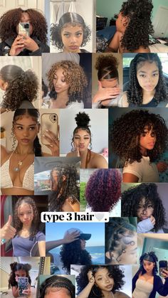 Style With Curly Hair, Curly Hair For School, 3c Hairstyles, Hairstyle 2022, Hair Sculpture, Hairstyles With Curled Hair, Really Curly Hair, Hair For School