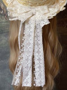 Finish off your historically-inspired Victorian or Edwardian outfit with this darling straw boater hat! Decorated with cream-colored floral crochet lace bows and trim. Includes an elastic chin strap to ensure your hat won't fly off in the breeze! Sizing: One SizeInner Circumference - 22 Inches / 56 Centimeters Materials:Straw base, Cotton Crochet Lace, and Polyester Embroidered Lace. Adjustable Brimmed Victorian Top Hat, Adjustable Victorian Brown Hat, Edwardian Boater Hat, Brown Adjustable Victorian Hat, Straw Boater Hat, Edwardian Hat, Victorian Modern, Fantasy Shop, Straw Boater