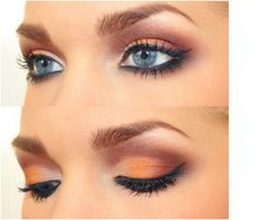 Top 10 Makeup looks for Blue Eyes. – My Brush Set Autumn Make Up, Makeup Tip, Best Eyeshadow, Make Up Looks, Victoria Secrets, Eye Make