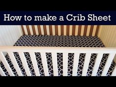 a crib sheet with the words how to make a crib sheet