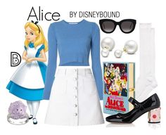 Disney Bound Alice In Wonderland, 1990s Outfits, Descendants Clothes, Alice In Wonderland Outfit, Alice Cosplay