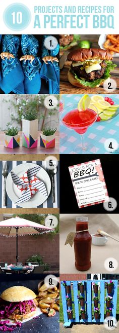 the top ten projects and recipes for a perfect bbq