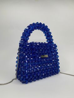 Crystal KNITKOS blue bead bag, Bead shoulder bag, Women Bead bag, Bead Bag, bag Bead bag,Crystal Bead Bag,back shoulders bag, Women handbags This model can FITS :  - Any Phone ( except PRO MAX ) upon request, I can enlarge this bag for your IPhone without any additional fees, when placing an order in the comments, just write your IPhone model ❣️🫶🏻 - flat  - car keys ID  - driver's license  - headphones / AirPods  - cardholder  - cash lipstick  - antiseptic Dimensions - Width: (20cm.) - Height: Blue Rectangular Bag With Pearl Handle, Blue Beaded Rectangular Bag, Blue Beaded Shoulder Bag For Gift, Blue Beaded Shoulder Bag As Gift, Blue Beaded Shoulder Bag Gift, Blue Beaded Evening Bag, Evening Blue Beaded Bag, Blue Party Bag With Pearl Handle, Blue Beaded Shoulder Bag As Fashion Accessory