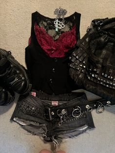 Alt Outfits, Alt Fashion, Gothic Outfits, Alternative Outfits, Dream Clothes, Grunge Outfits, Cute Fashion