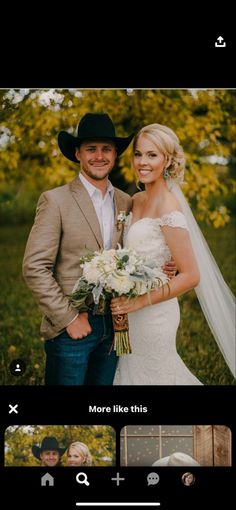 a man and woman standing next to each other