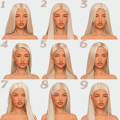 the different types of blonde hair for females