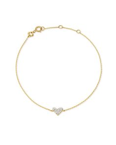 With an ever so asymmetrical design of an iconic symbol, the Heart 14k Yellow Gold Chain Bracelet in White Diamond is a pretty and playful addition to your stack that wil Gold Chain Bracelet, White Gold Chains, Fine Jewelry Bracelets, Gold Bracelet Chain, Yellow Gold Chain, Asymmetrical Design, Athletic Outfits, Heart Bracelet, Quality Diamonds