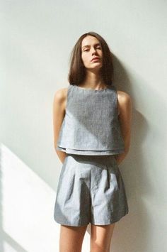 Tank Outfit, Linen Fashion, Outfit Jeans, Tailored Dress, Weekend Wear, Inspiration Mode, Looks Style, Mode Inspiration, Minimal Fashion