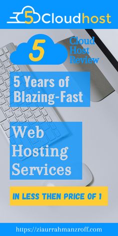 five years of blazing - fast web hosting services in less than price of 1 cloudhost