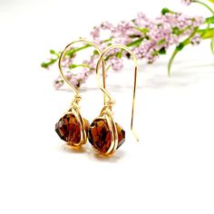 This Amber Brown Crystal Beautiful Earrings with Brown Stone in half embroidery make an excellent finish in these classic earrings They are an excellent option for daily use These classic stud earrings are lightweight for everyday wear. For these beautiful earrings you can choose to make us in any of our wrapped wire: rose gold, silver or gold the one you like best Receive these earrings in a box ready to give to make a detail to your GET FREE SHIPPING!! On Purchases over $35friend mother or sis Elegant Brown Teardrop Earrings For Gift, Brown Teardrop Earrings For Formal Occasions, Amber Earrings For Gift, Amber Drop Earrings With Ear Wire, Classic Brown Round Earrings, Elegant Amber Wire Wrapped Earrings, Elegant Amber Drop Earrings, Elegant Brown Crystal Earrings Gift, Formal Brown Teardrop Earrings