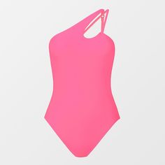 Make a statement in this neon color one-piece swimsuit featuring an asymmetrical neckline, crisscross front, cutout, adjustable cami straps, and a bold cut. It has 2 ways of wearing, you can adjust the straps and make your own style. The high leg cut makes the swimsuit the best styles in your vacations. Product Code: CAA12E3B003PP/DAA12E3J009DD/DAA12E3J010AA Spring Party Strappy Swimwear, Solid Cutout Swimwear For Summer, Asymmetrical Solid Swimwear For Party, Summer Asymmetrical Swimwear For Beach Season, Strappy Bodysuit For Summer Parties, Asymmetrical Beach Swimwear For Summer, One-shoulder Swimwear For Party, Asymmetrical Swimwear For Beachwear, Asymmetrical Beachwear Swimwear For Spring