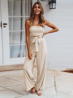 Apricot Trip Outfit Ideas, Mom Style Summer, Slim Jumpsuit, Trip Outfit, Jumpsuit Casual, Overall Jumpsuit, Loose Jumpsuit, בר מצווה, Fitted Jumpsuit