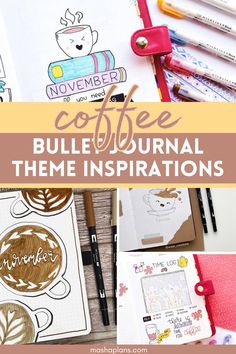 Discover 27 stunning coffee-inspired bullet journal themes that will help you stay organized and motivated! From cute doodles to creative layouts, these ideas will spice up your journaling routine. Start capturing your goals, plans, and thoughts in style. Grab a cup of joe and dive into the world of coffee-themed bullet journaling today! #bulletjournalideas Bullet Journal Themes, Journal Themes, Bullet Journal Spread, Unique Layout